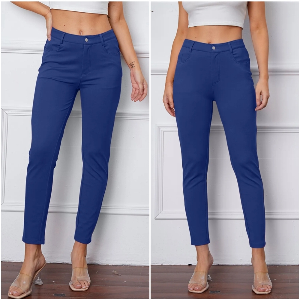 Stitch & Stretch Skinnies - Royal Blue
